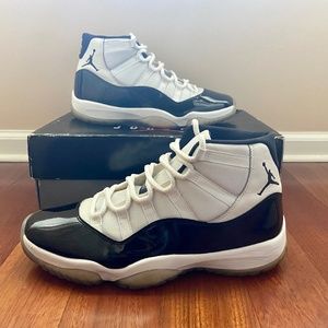 Jordan 11 Retro High Concord 2018 White/Black 378037 100 - Size 11 with Box